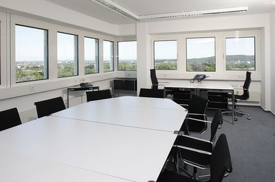 A typical focus group room